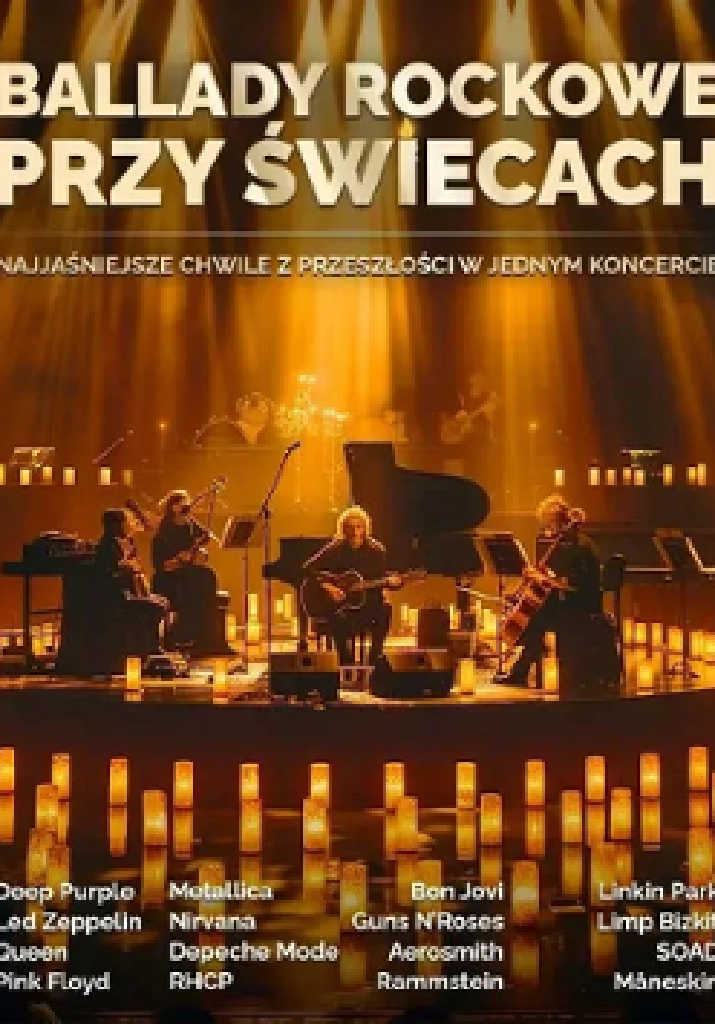 Ballady Rockowe przy Świecach – koncert