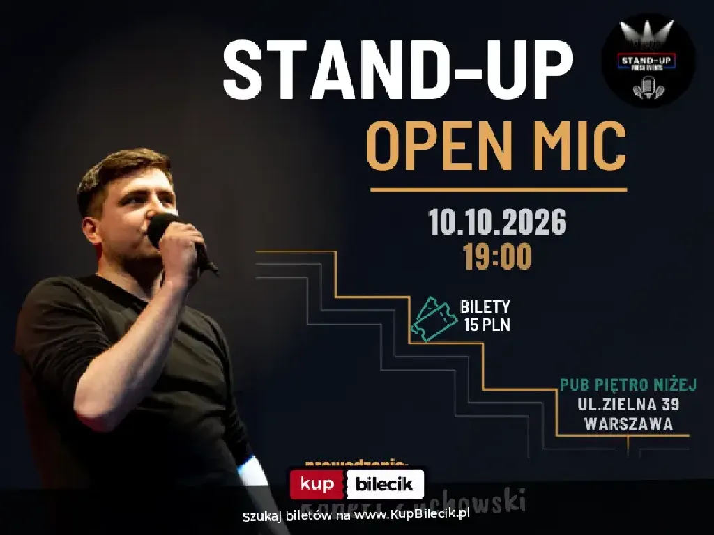 Stand-up Fresh Events – testy programu i open mic
