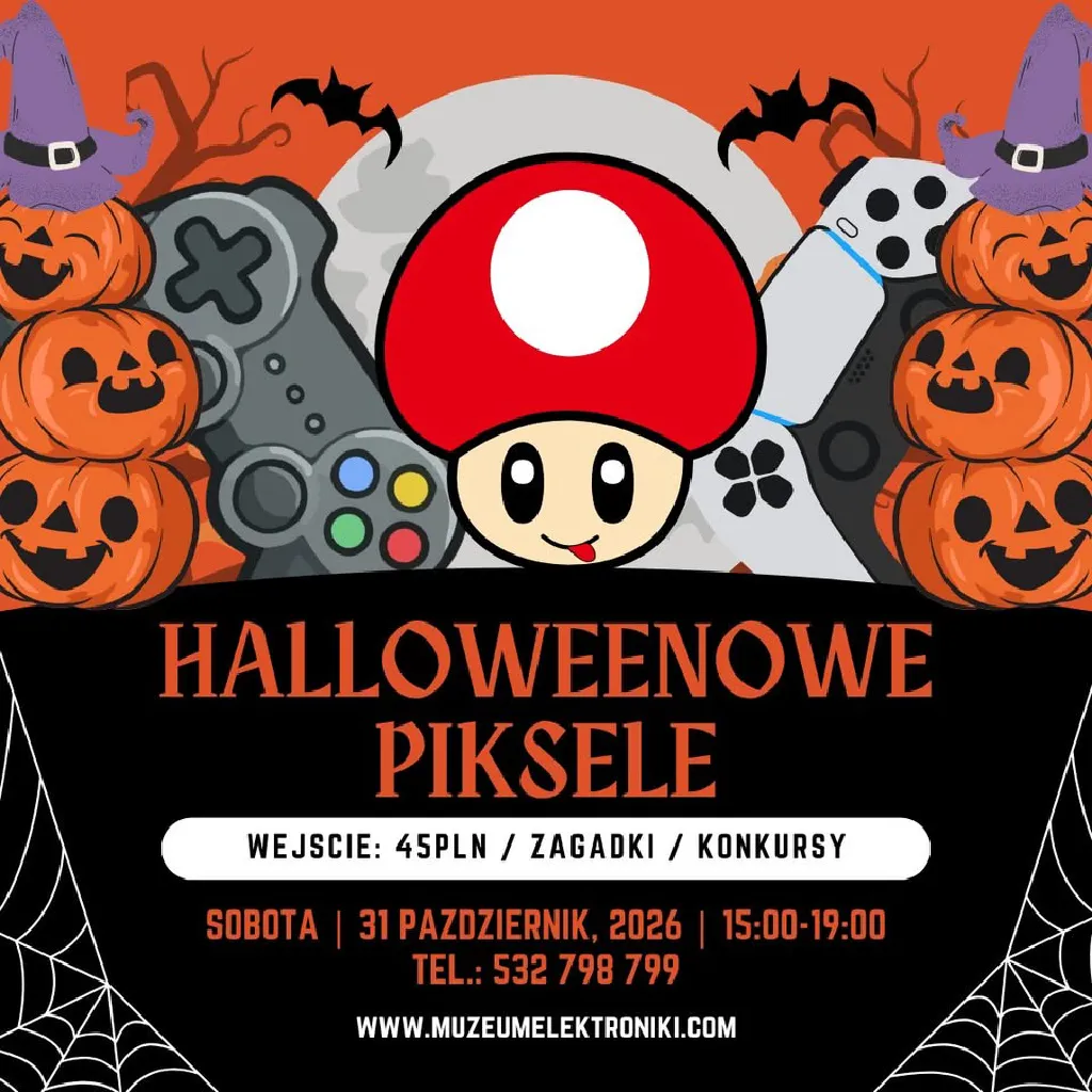 Halloweenowe Piksele – gry retro dla rodzin