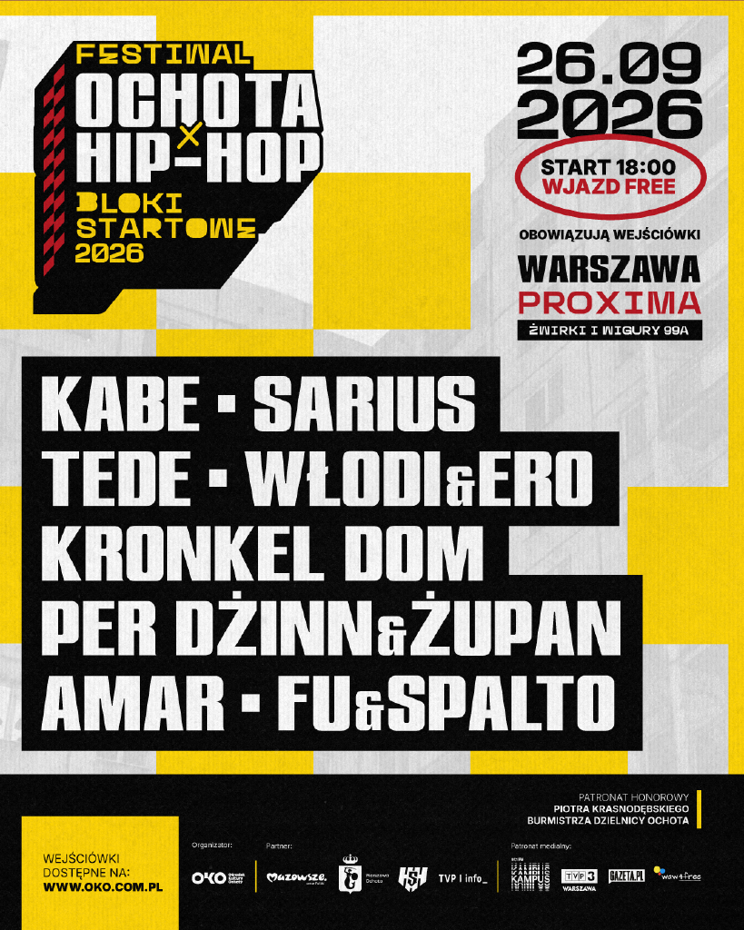 OCHOTA x HIP-HOP Bloki Startowe 2026