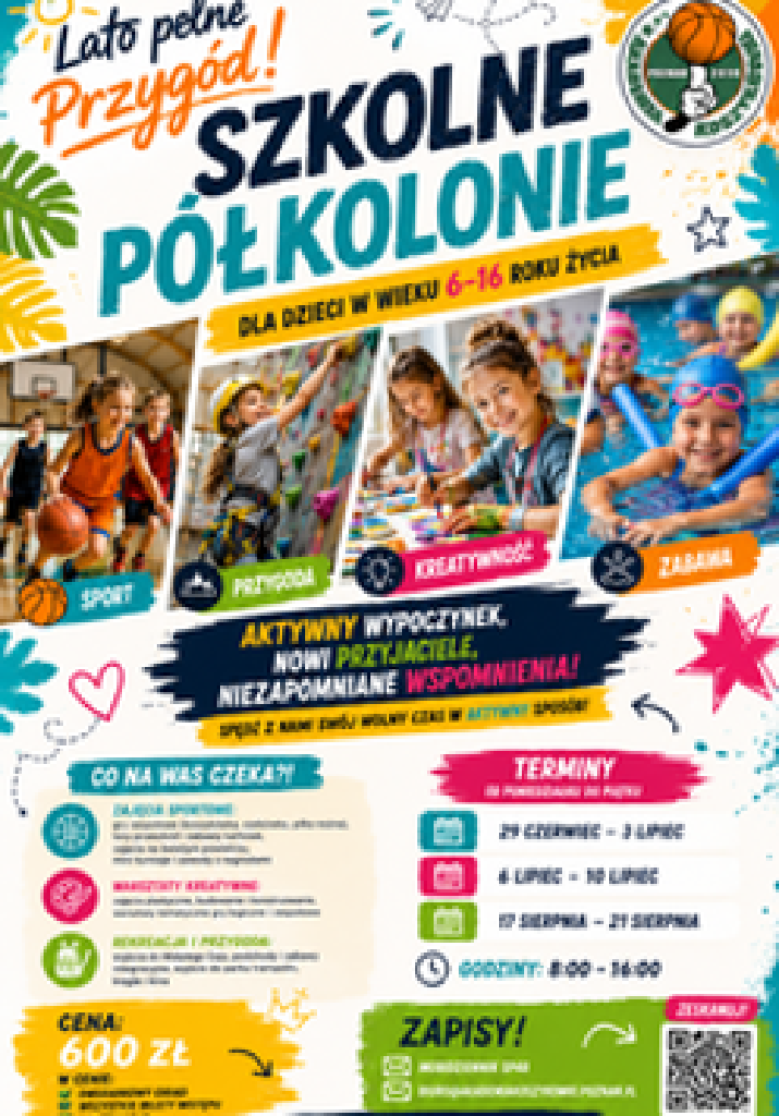 Letnie Półkolonie Sportowo-Rekreacyjne