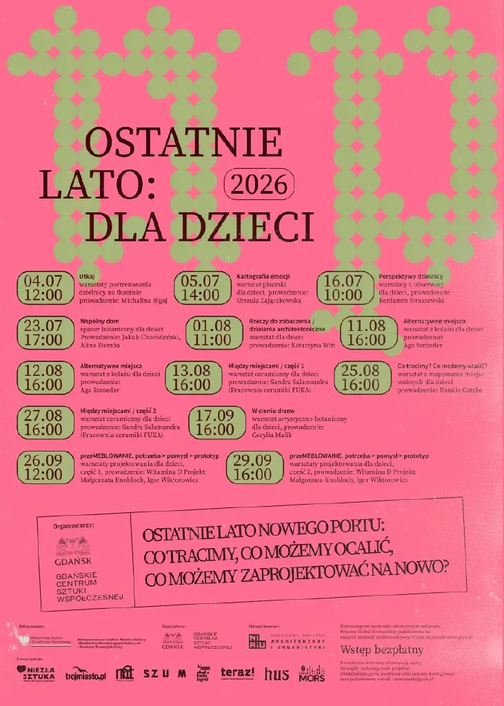 Ostatnie lato – warsztaty i spacery w Nowym Porcie