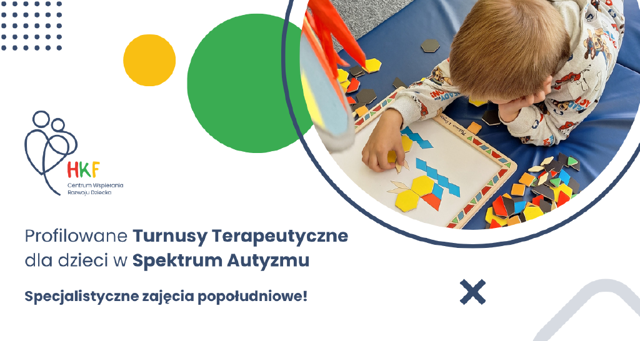 Profilowane turnusy terapeutyczne dla dzieci