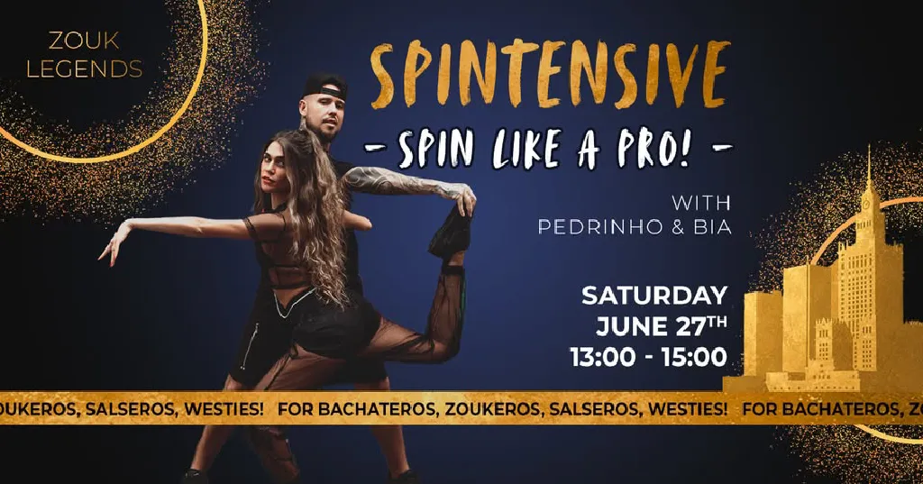 Warsztaty taneczne Spintensive z Pedrinho & Bia