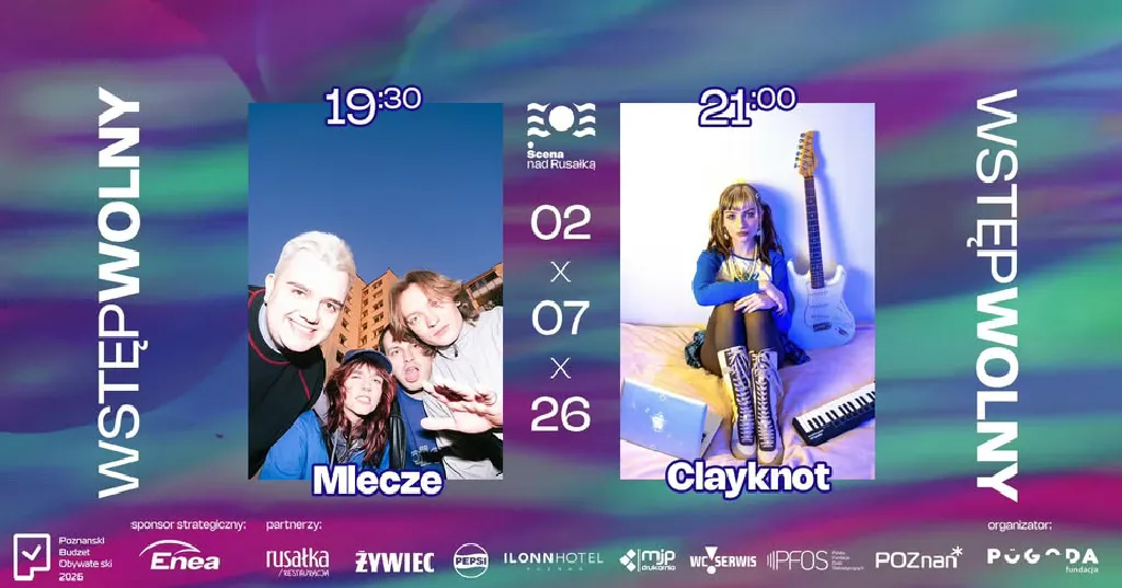Clayknot i Mlecze – koncert na Scenie nad Rusałką