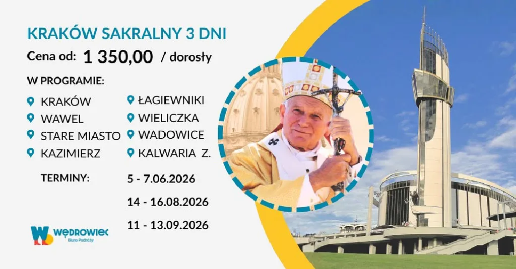 Kraków Sakralny – 3-dniowa wycieczka