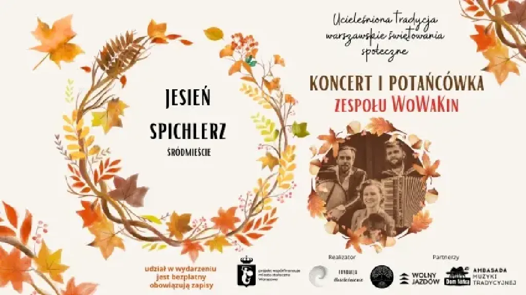 Koncert i potańcówka z zespołem WoWaKin