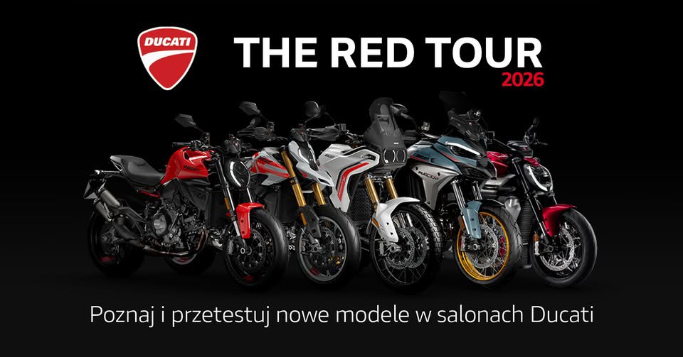 The Red Tour 2026 w salonie Ducati Kraków