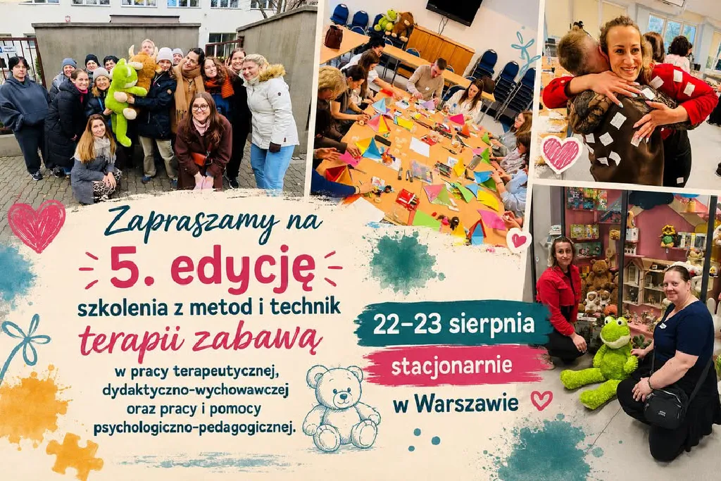 Metody i techniki terapii zabawą – kurs doskonalący