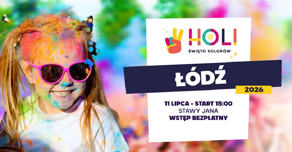 Holi Święto Kolorów – Łódź 2026