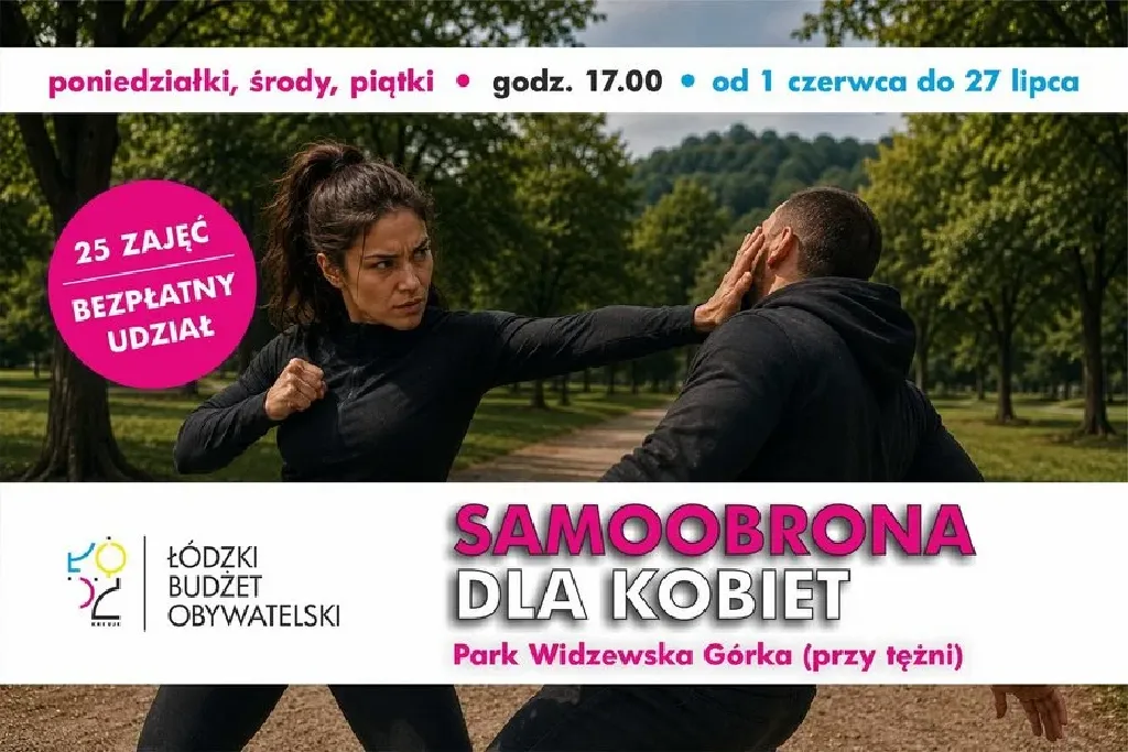 Samoobrona dla kobiet – zajęcia w Parku Widzewska Górka
