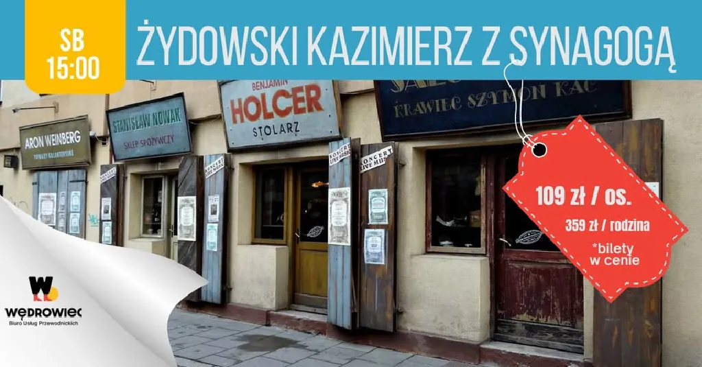 Żydowski Kazimierz z synagogą – zwiedzanie z przewodnikiem