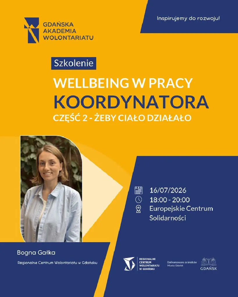 Wellbeing w pracy koordynatora – warsztaty