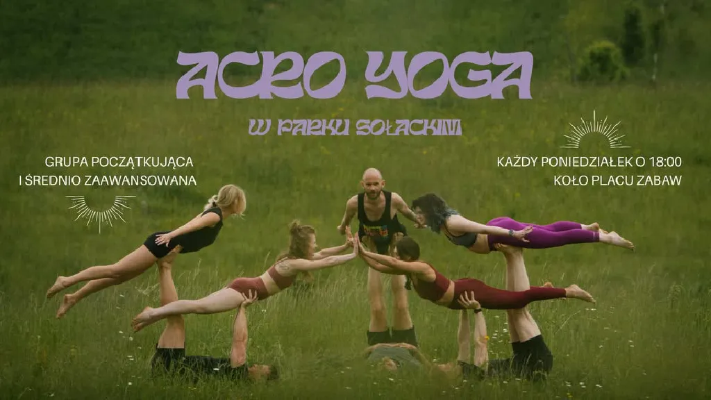 AcroYoga w Parku Sołackim