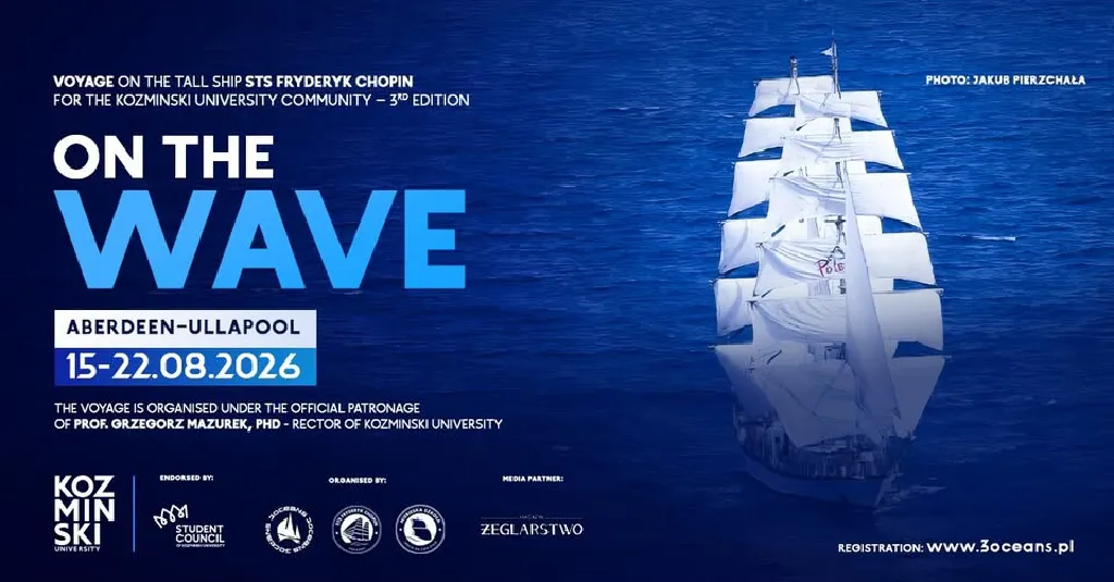 Rejs żaglowcem STS Fryderyk Chopin – ON THE WAVE