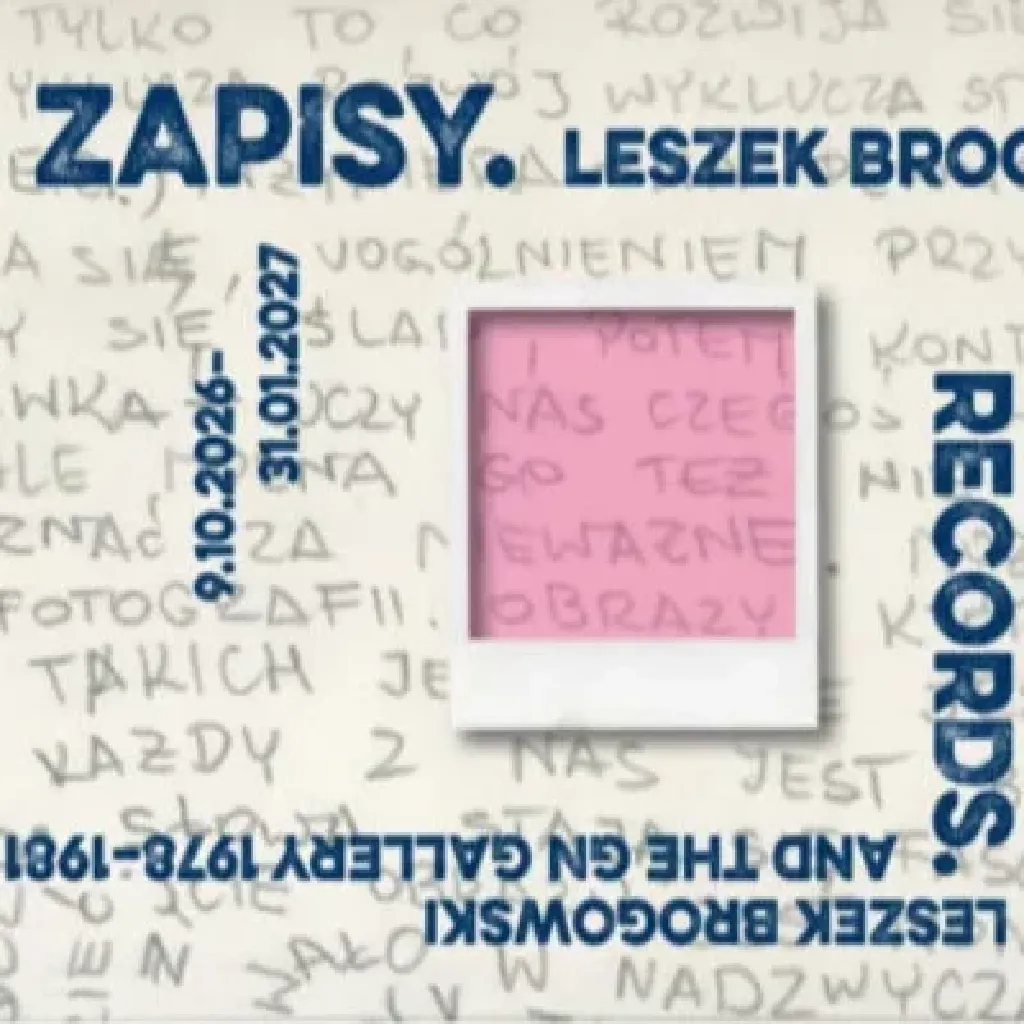 Leszek Brogowski i galeria gn 1978‒1981 – wystawa