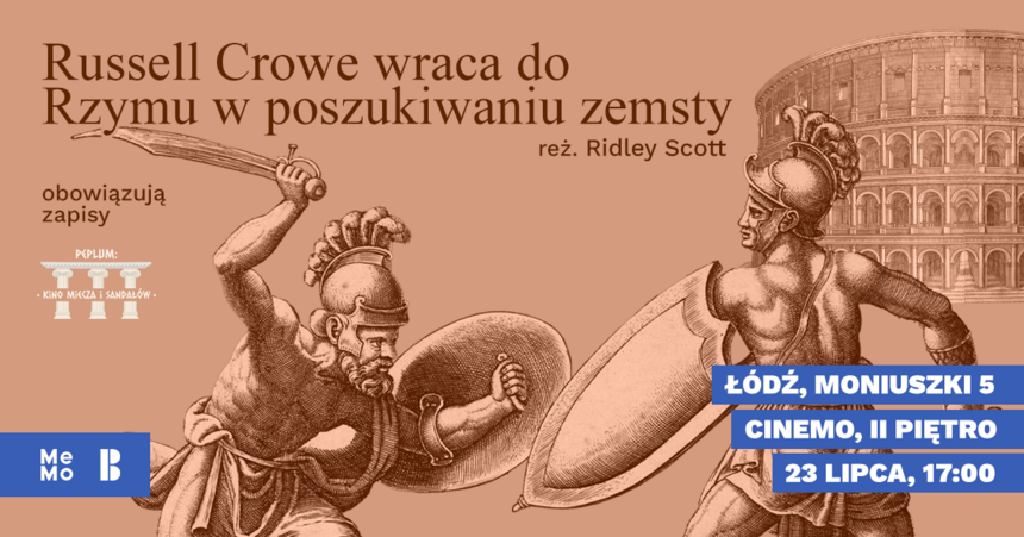 Gladiator – pokaz filmu w Mediatece MeMo