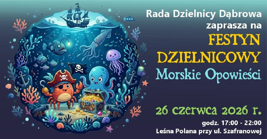 Festyn dzielnicowy „Morskie Opowieści” na Dąbrowie