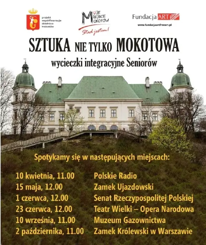 Sztuka nie tylko Mokotowa – wycieczki integracyjne dla seniorów
