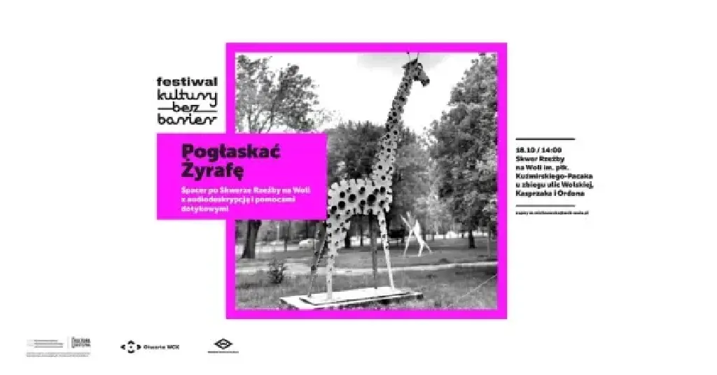 Pogłaskać Żyrafę – spacer po Skwerze Rzeźby