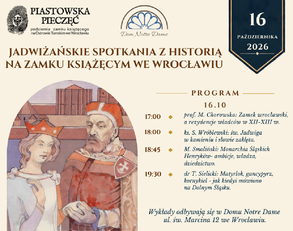 Jadwiżańskie spotkania z historią na zamku książęcym