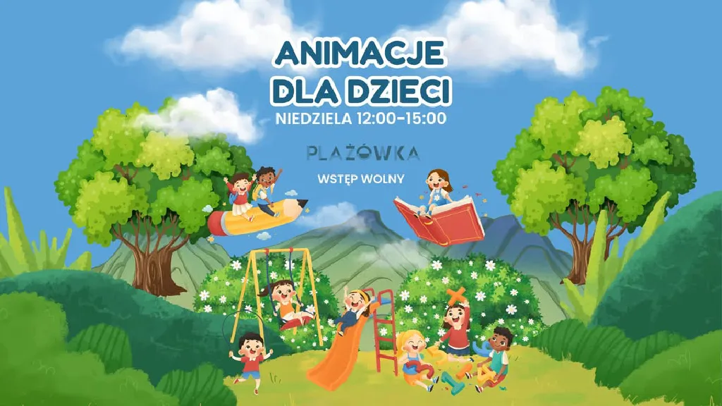 Animacje dla dzieci w Plażówce Saska