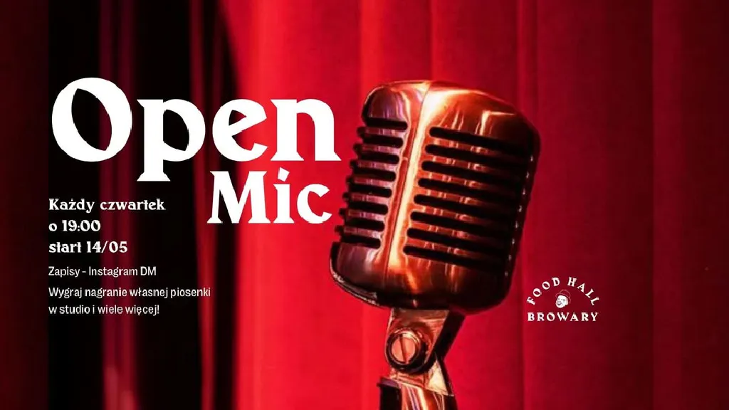 Open Mic w Food Hall Browary