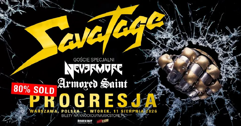 Savatage, Nevermore, Armored Saint – koncert