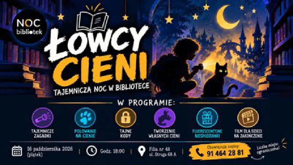 Łowcy Cieni – wieczorna przygoda w bibliotece