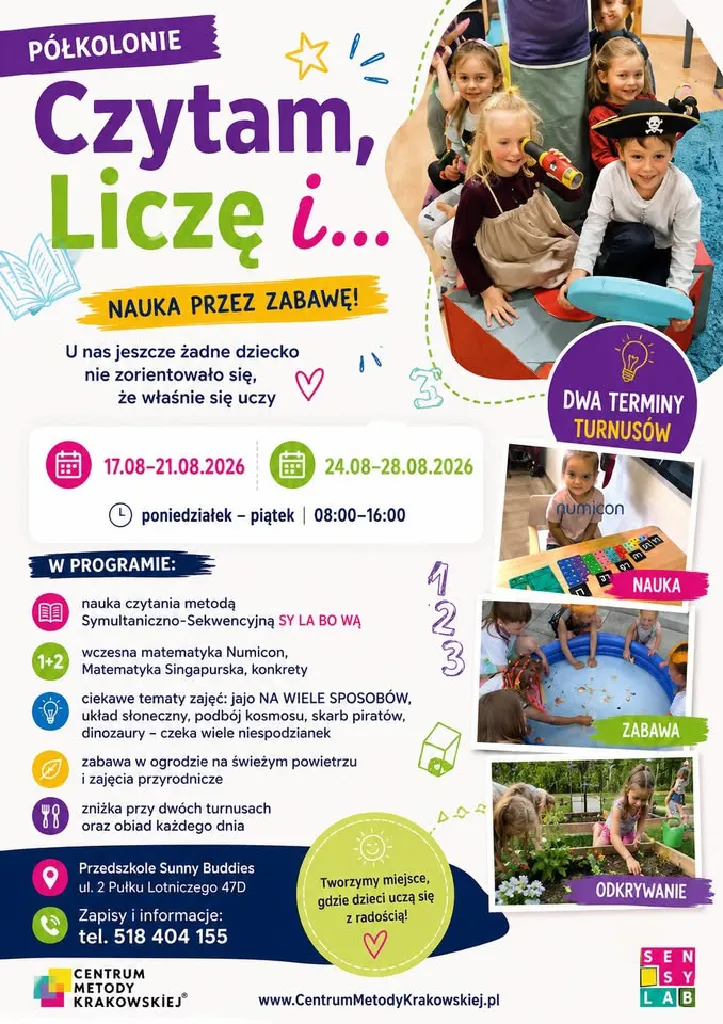 Półkolonie Czytam i Liczę