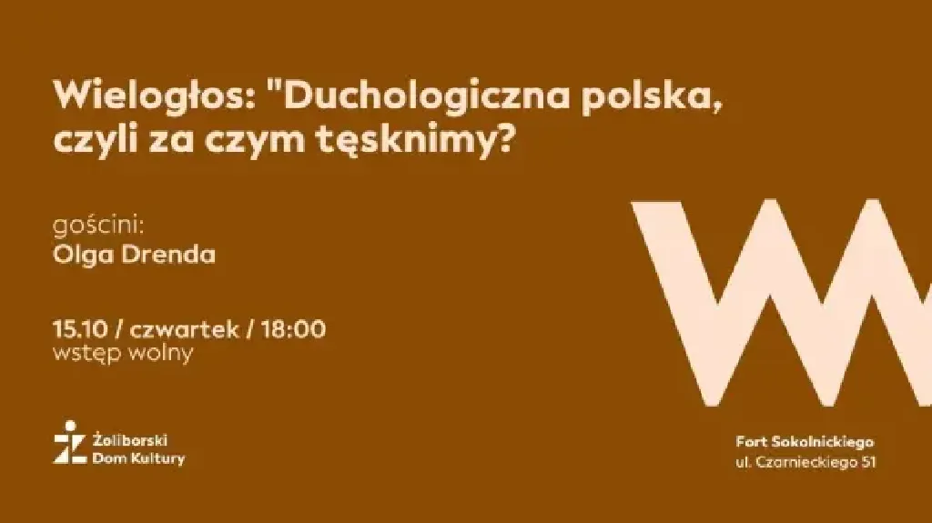 Duchologiczna Polska – spotkanie z Olgą Drendą