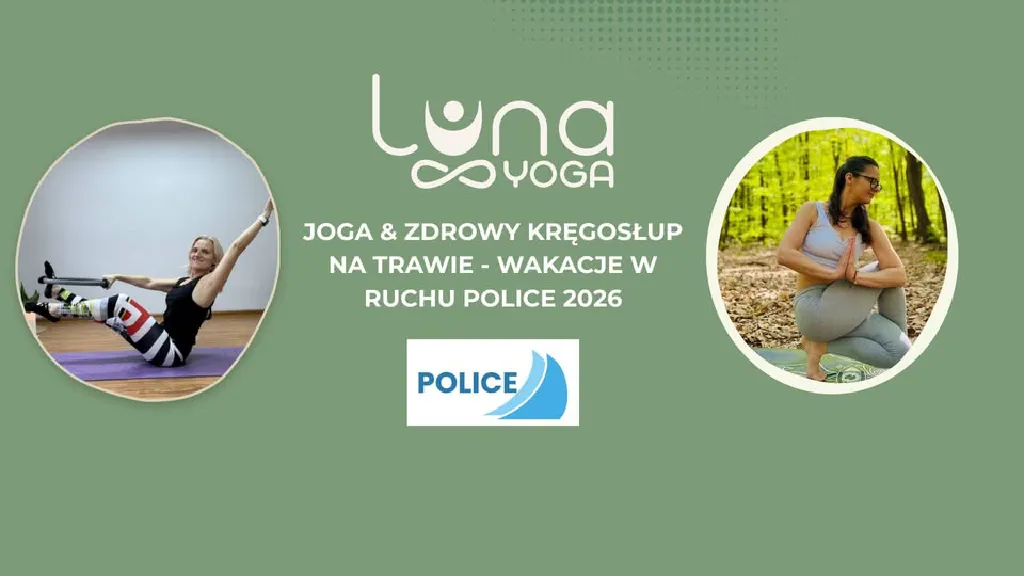 Joga na trawie i zdrowy kręgosłup w Policach