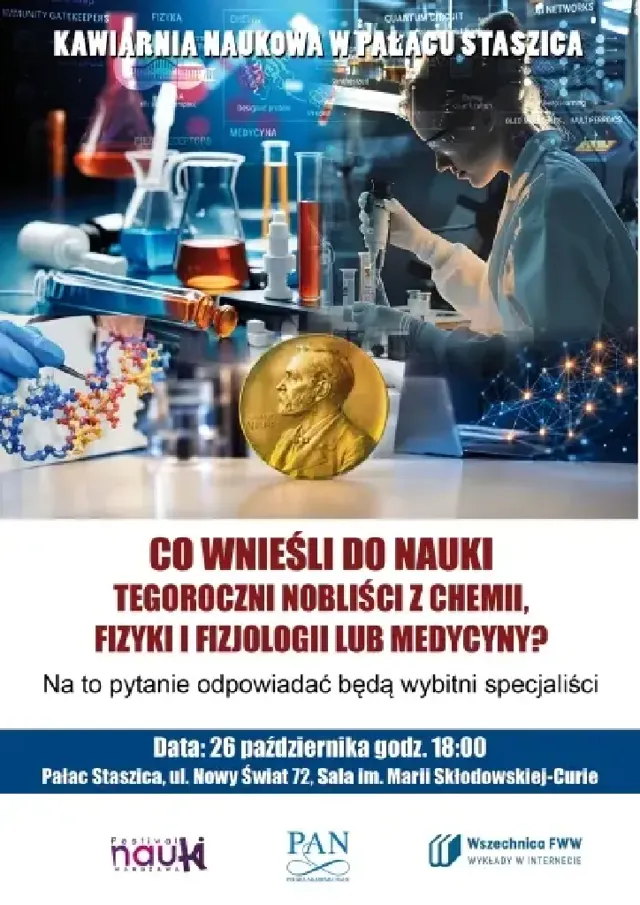 Kawiarnia Naukowa – Spotkanie Noblowskie Festiwalu Nauki