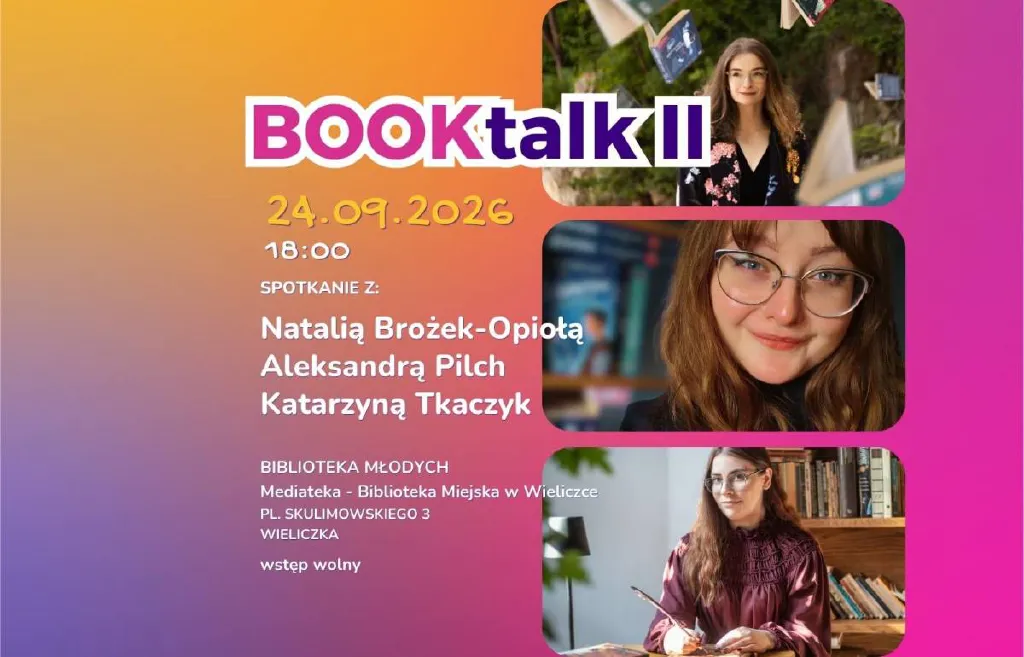 BOOKtalk II – spotkanie autorskie
