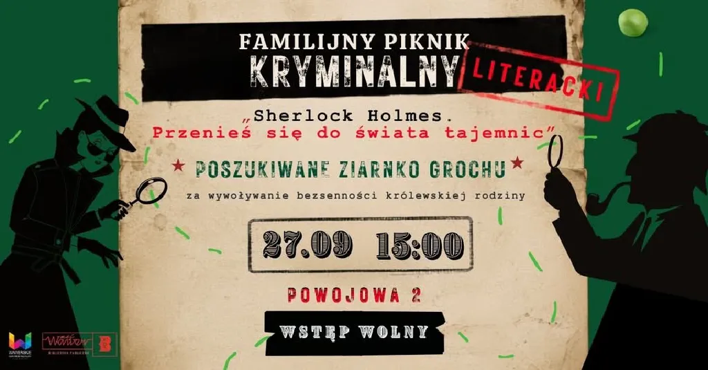Literacki Piknik Kryminalny – rodzinne wydarzenie
