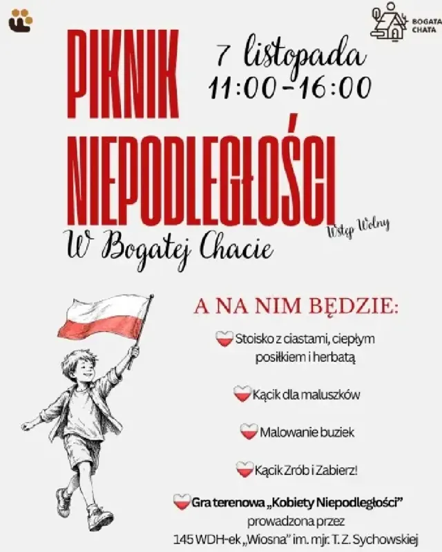 Piknik Niepodległości w Bogatej Chacie