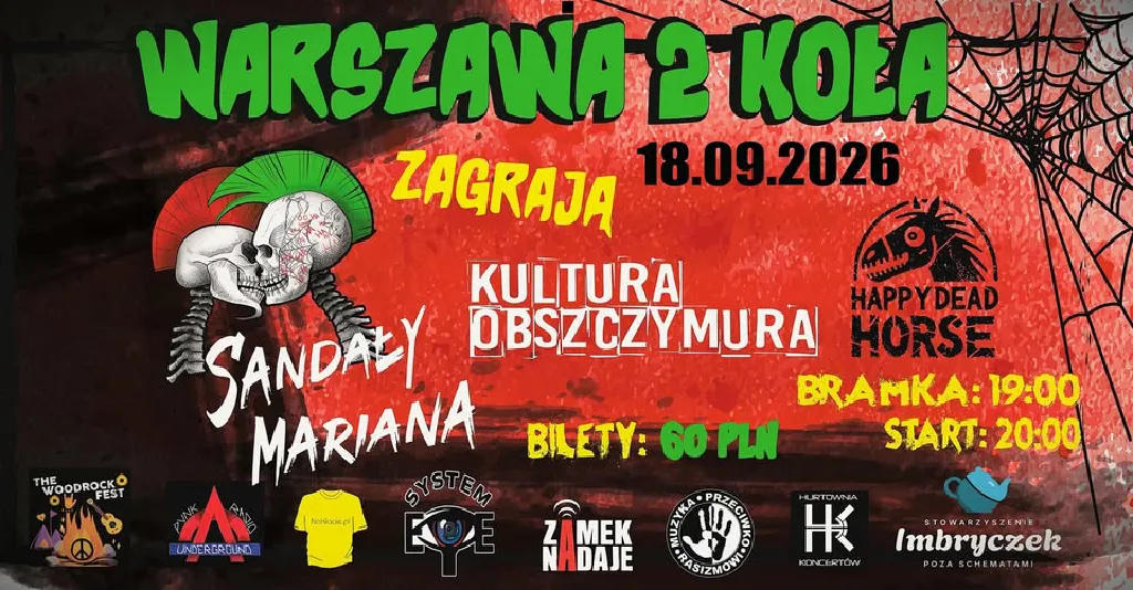 Sandały Mariana, Kultura Obszczymura i Happy Dead Horse – koncert