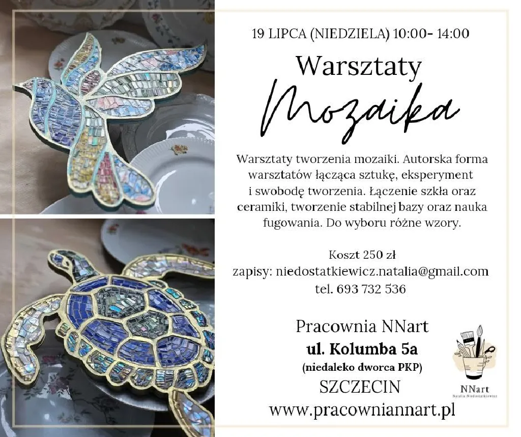 Mozaika – warsztaty łączenia szkła i ceramiki