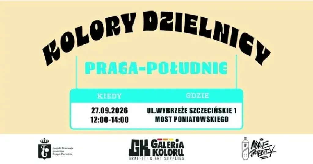 Kolory Dzielnicy Praga-Południe – warsztaty graffiti