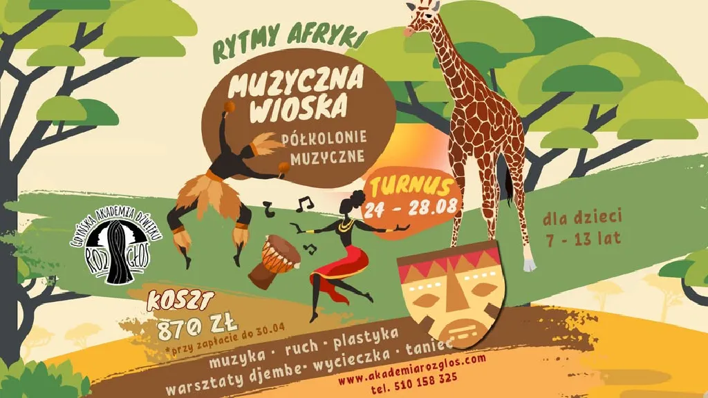 Półkolonie muzyczne – Rytmy z Afryki