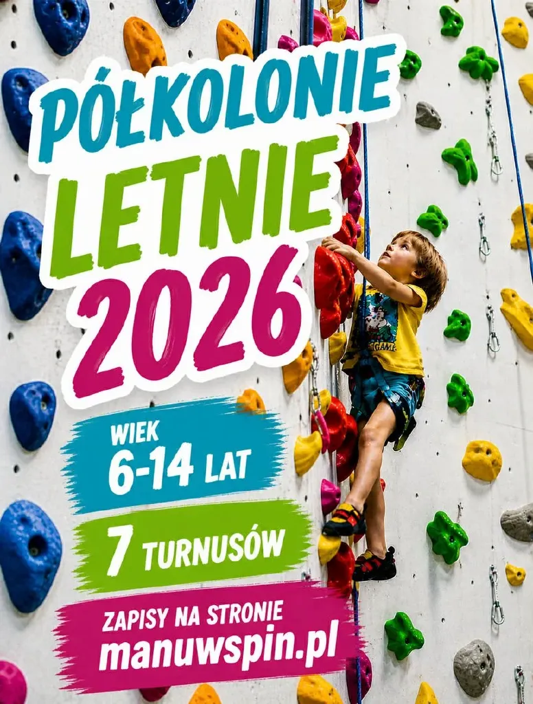 Półkolonie wspinaczkowe – Manufaktura Wspinania