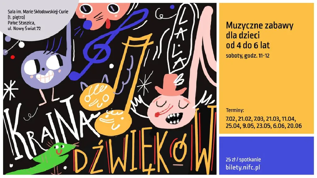 Kraina dźwięków – zajęcia muzyczno-rytmiczne