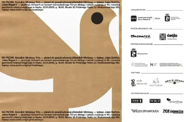 Da Pacem – Abdullah Miniawy Trio i pieśni do poezji własnej