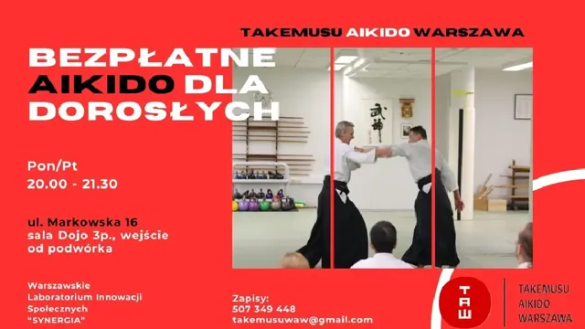 Aikido – bezpłatny kurs podstaw dla dorosłych