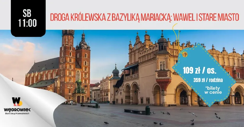 Droga Królewska z Bazyliką Mariacką – zwiedzanie z przewodnikiem