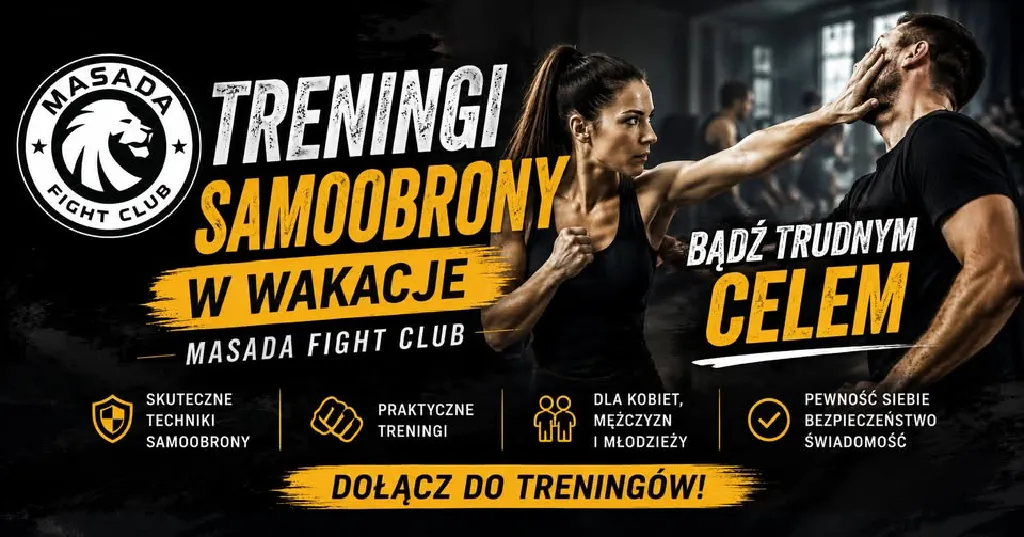 Wakacyjne treningi samoobrony w Masada Fight Club