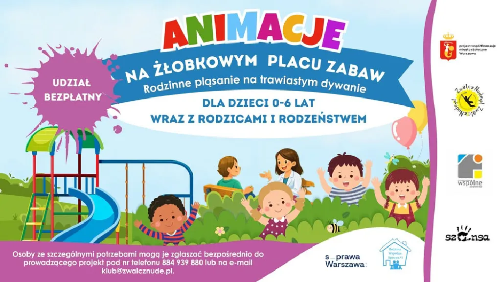 Rodzinne pląsanie na trawiastym dywanie – cykl spotkań