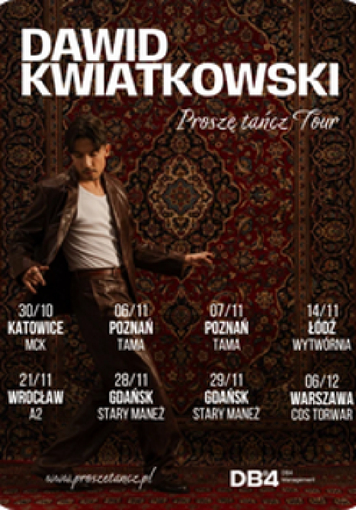 Dawid Kwiatkowski – Proszę Tańcz Tour