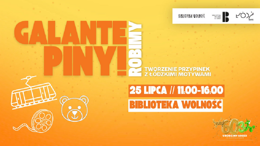 Robimy Galante Piny – warsztaty w Bibliotece Wolność