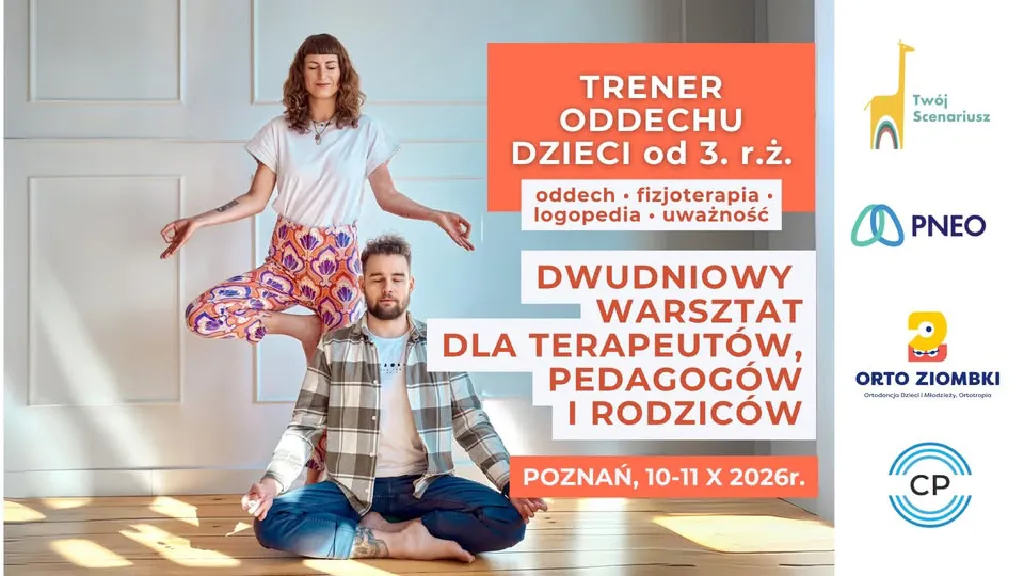 Trener oddechu dzieci od 3. r. ż. – warsztat dla terapeutów i rodziców